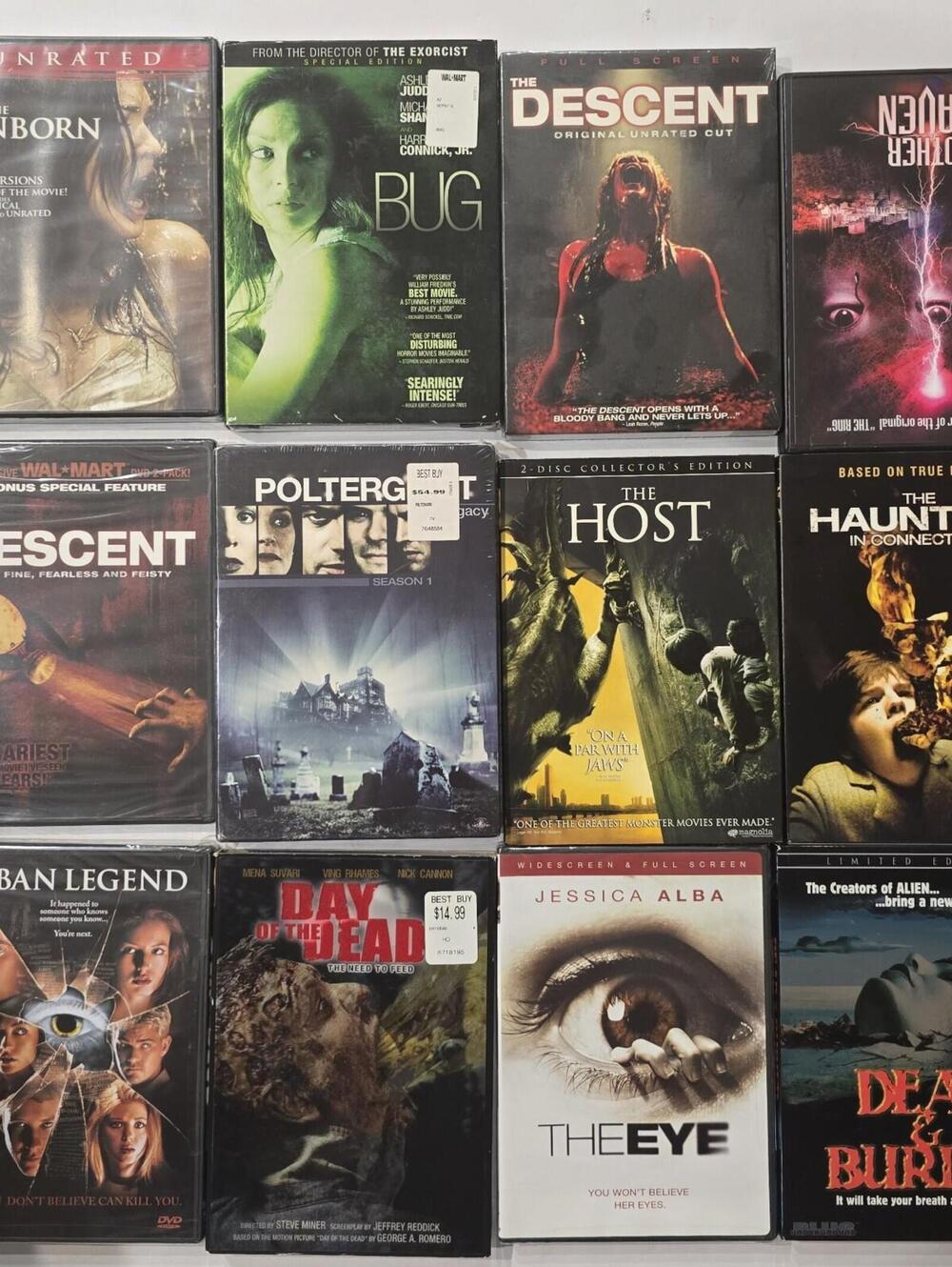 16 Horror DVD Lot 12 Titles Brand New Sealed Unrated Collector Editions Set